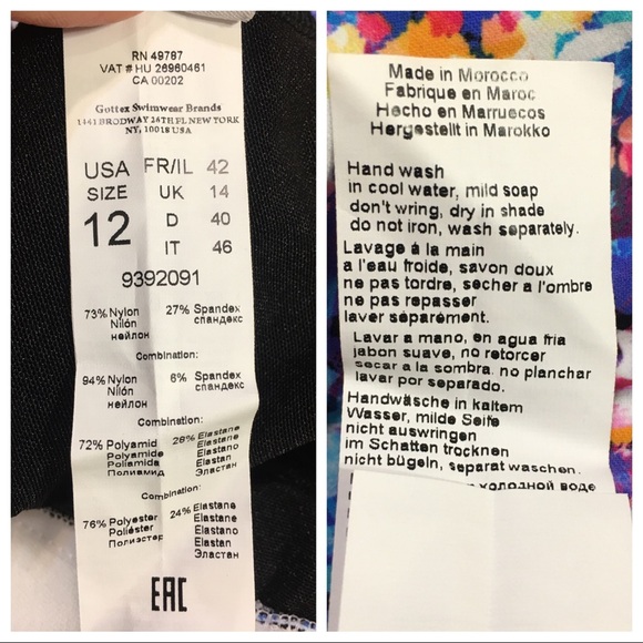 NWT! Profile By Gottex Fantasia One-Piece - Picture 9 of 9